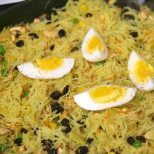 String Hoppers Kottu Egg Vegetables